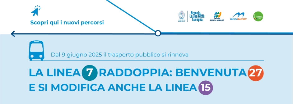 DAL 9 GIUGNO AL VIA IL SERVIZIO ESTIVO CON MODIFICHE ALL LINEE 7 E 15 E LA NUOVA LINEA 27