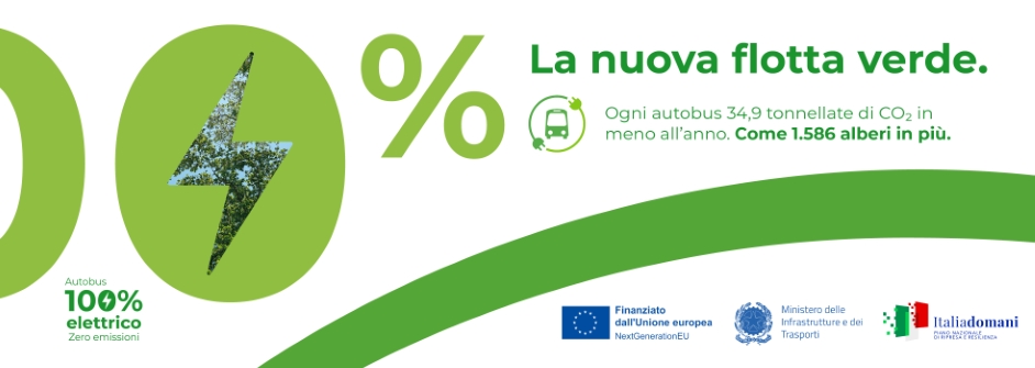 3 NUOVI AUTOBUS ELETTRICI GRAZIE AL PNRR